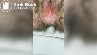 Pushing Out A Thick Turd