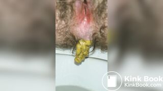 Pushing Out A Thick Turd