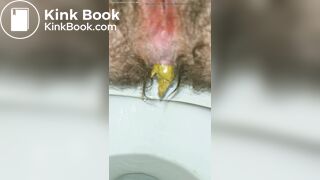 Pushing Out A Thick Turd