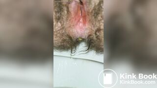 Pushing Out A Thick Turd