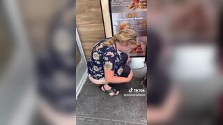 Bitch karen piss and shit by mcdonalds Uncensored