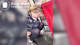 Bitch karen piss and shit by mcdonalds Uncensored