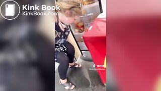 Bitch karen piss and shit by mcdonalds Uncensored