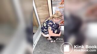 Bitch karen piss and shit by mcdonalds Uncensored