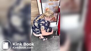 Bitch karen piss and shit by mcdonalds Uncensored