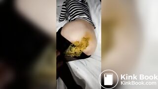 Drunk girl shits herself