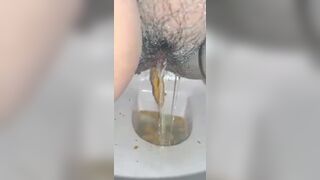 Close up pooping - video 10
