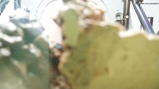 Girl takes a huge poop in your mouth and talks dirty.