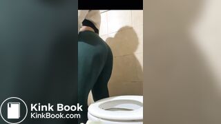 Latins cutie spreads her ass and poops for me