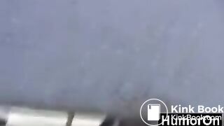 Girl Shitting on Phone Boot Dog Sniff it