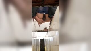 spy camera asian girl pee and shit.video_166