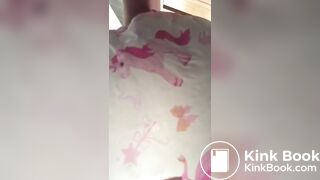 Girlfriend diaper messing :3