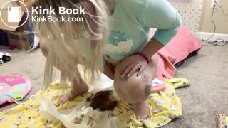 Morning mess diaper change..