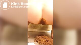 naughty milf unloads a gooey shit load into her panties