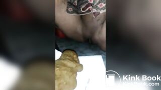 This indian girl wants you to eat her load of shit.