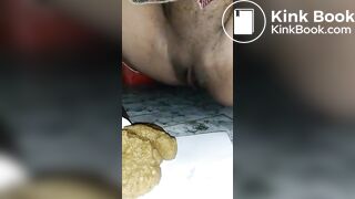 This indian girl wants you to eat her load of shit.