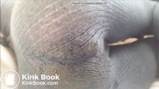 Knitted body suit poop