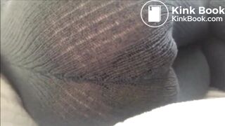 Knitted body suit poop