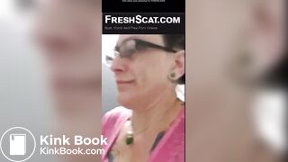 Tattooed and pierced public shit