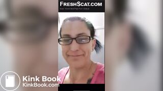 Tattooed and pierced public shit