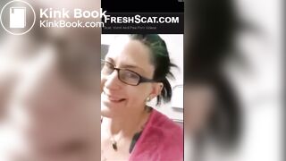 Tattooed and pierced public shit