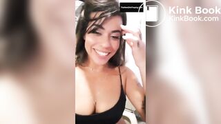 Stoned Latina gassy diarrhea