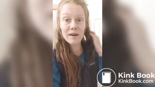 please help ID this girl - ginger redhead taking a shit