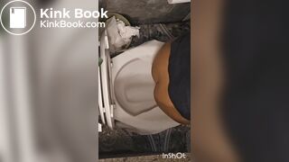 Ebony girl shitting at friends house - video 2