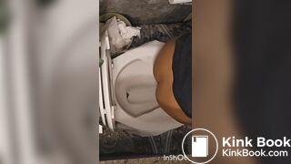 Ebony girl shitting at friends house - video 2