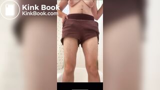 Super hairy girls shits herself