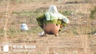 Desi teenager shitting nicely