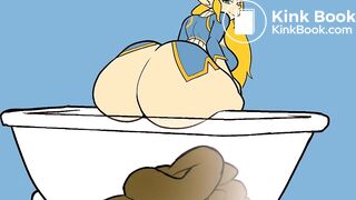 Girl pooping - video 699