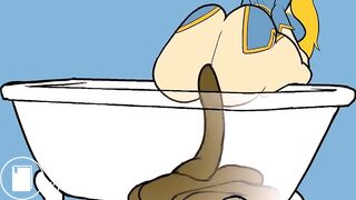 Girl pooping - video 699