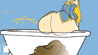 Girl pooping - video 699