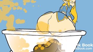 Girl pooping - video 699