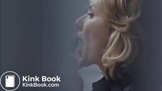 Woman shitting on the toilet - video 2