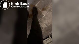 Women playing with overknee boots and shit