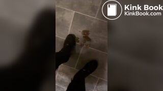 Women playing with overknee boots and shit