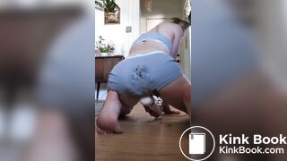 Hottest scat girl on the internet shits herself