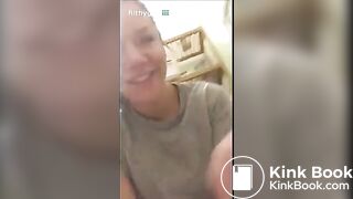 Girl pooping on toilet compilation - video 4