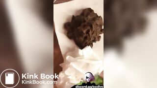 Girl takes big shit - video 5