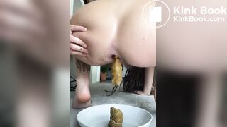 Dinner is Served (Girl shits on plate)