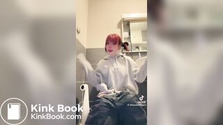TT girl on the toilet
