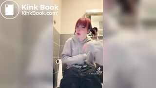 TT girl on the toilet
