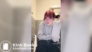 TT girl on the toilet