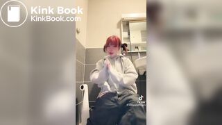 TT girl on the toilet