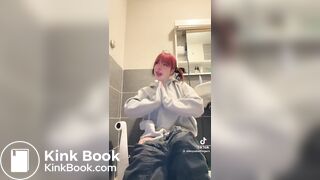 TT girl on the toilet