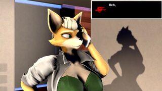 Star Fox Female and Krystal Hyperscat