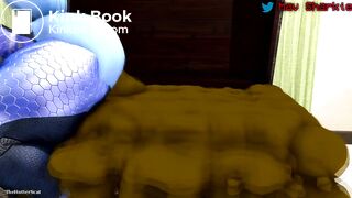 Star Fox Female and Krystal Hyperscat