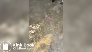 SCAT SLAVE eat public toilet shit - ... - puke